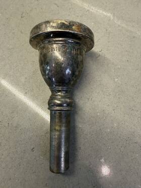 Vincent Bach 24aw Tuba Sousaphone Mouthpiece Silver Plate Wide Rim Usa