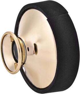 Walfront Walfront6zgwrvc92h6020-01 1pc Sax Mute Saxophone Dampener Lightweight Plastic Abs Alto Gold