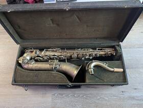 Wurlitzer 13080b Antique American Rudolph Low Pitch #84614 Saxophone Untested