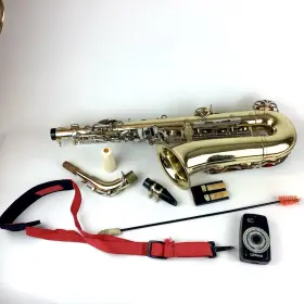 033107a Yamaha Vintage 1980s Brass Yas-23 Alto Saxophone With Hard Case