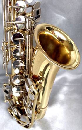 Yamaha 040148a Yas 21 Purple Logo Alto Sax With Nice Case And Rico B5 Mpc. - Very