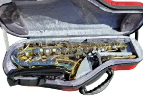 154837 Yamaha Alto Saxophone Yas 23 Eb Sax With Mouthpiece And Padded Case