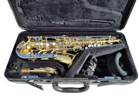 Yamaha 228969 Yas 200ad Eb Alto Saxophone With Neck Strap Case Mouthpiece And More