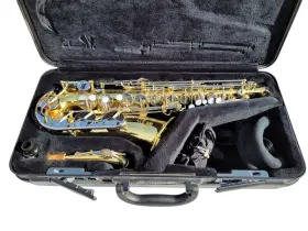 228969 Yamaha Yas 200ad Eb Alto Saxophone With Neck Strap Case Mouthpiece And More