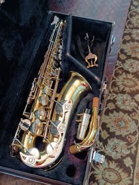 Yamaha 241077a Yas-23 Alto Saxophone Brass Used