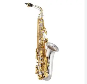 Yts-480sglk Yamaha 889025173377 Intermediate Tenor Saxophone - Silver-plated With Gold-lacque
