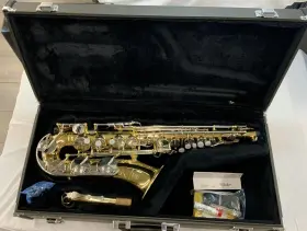 Yas-23 Yamaha K66172 Standard Eb Alto Saxoph Pl3 Repaired/cleaned/shoptested With All Acc