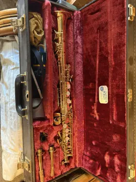 Yss-675 Yamaha Yas-675 Soprano Saxophone Sax Yss675 Gold Lacquered Wind Japan Excellent