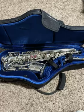 Yas-82z Yamaha Ftcustom Zft Alto Saxophone In Silver Plate