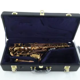 Yas-82ziia Yamaha Model Ftcustom Zft Alto Saxophone - Amber Lacquer Mint Condition