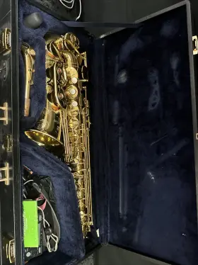 Yas-875ex Yamaha Custom Ex Alto Saxophone Gold Lacquer Finish