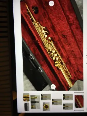 Yss-475a Yamaha Soprano Saxophone And Case - In Prime Condition Gently Used