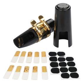 Yoklili Cfls-9245 29 Pcs Alto Saxophone Mouthpiece Kit - Includes Metal Ligature 2.5 Reeds Cush