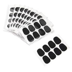 Yootones 780669704968 80pcs Mouthpiece Cushion 0.8mm Alto Tenor Saxophone Clarinet Patch Black
