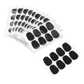 Yootones 780669704968 80pcs Mouthpiece Cushion 0.8mm Alto Tenor Saxophone Clarinet Patch Black