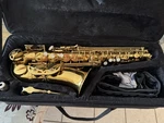 Vlh Alto Saxophone Eb Brass Gold Lacquer Finish W/ Case & Mouthpiece Used. Price: $450.00.