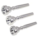 Silver Trumpet Mouthpiece 7C 5C 3C Set With Brass For Begi... New. Price: $29.98.