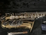 Jupiter Alto Saxophone Eb Key Gold Color Finish With Included Case Used. Price: $339.00.