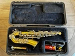 Bundy Ii Alto Saxophone Brass Gold Lacquered With Case Mouthpiece Strap Used. Price: $199.99.