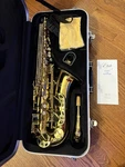 Etude EAS-200 Student Series Alto Saxophone With Hard Case (plus Accessories) Used. Price: $200.00.