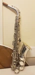 H.n. White King Zephyr #273XXX Gold Wash Bell Silver Alto Saxophone (1946) Used. Price: $1095.00.