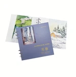 Maimoufin Watercolor JOURNAL,100% Cotton Paper, 7.6" X White New. Price: $19.69.