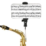 Alto Saxophone Holder, Lyre Music Clip 4MM Square M, Silver, Black New. Price: $24.64.