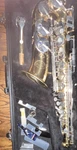 Jupiter Alto Saxophone Brass Gold Lacquered With Case And Mouthpiece Used. Price: $500.00.