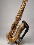 Rare 1937 Henri Selmer Paris Radio Improved Eb Alto Saxophone Sss Gold Plated Used. Price: $5400.00.