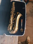 Conn Alto Saxophone Eb Brass Gold Lacquered Finish W/ Case M1430 Used. Price: $300.00.