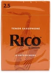 D'addario Rico Tenor Saxophone Reeds 2.5 (10-PACK) New Sealed!. Price: $37.99.