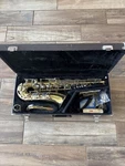 Yamaha YAS-21 Alto Saxophone Gold With Original Case And Accessories Used. Price: $425.00.