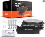 A-premium Front Ceramic Disc Brake Pads Set Compatible With Select Toyota And New. Price: $66.81.
