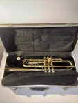 Vintage Bundy Trumpet By Selmer Co Designed Vincent Bach W/ Case & Mouthpiece Used. Price: $119.77.