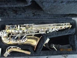 Helmke Brand Alto Saxophone With Case Mouthpiece. Used. Price: $185.00.