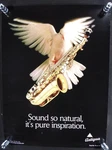 Older Antigua Winds Dove With Soprano Saxophone Poster 18X24 New Stock. Price: $9.95.