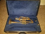 Cornt Vintage Holton Collegiate Cornet 374462 W/ Case Elkhorn Mouthpiece. Price: $105.00.