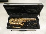 Antigua Vosi 2150 Alto Student Saxophone With Mouhtpiece & Hard Case Untested Used. Price: $250.00.