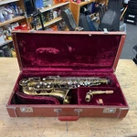 Vintage Evette & Schaeffer Eb Alto Saxophone With Case For Parts Repair. Price: $299.00.