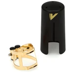 Vandoren M/o Alto Sax Ligature - Gilded (LC57DP) Open. Price: $54.95.