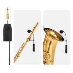 Micvista 2.4G Wireless Instruments Microphone,saxophone Gold New. Price: $33.11.