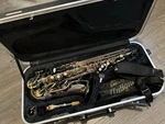 Antigua Winds AS3220 Black Nickel / Gold Lacquered Alto Saxophone- Complete! Used. Price: $975.00.