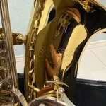 Selmer AS300 Alto Saxophone Gold Used With Hard Case Mouthpiece. Price: $1300.00.