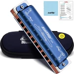 East Top Diatonic Harmonica Key Of D, 10 Holes 20 Tones 008K Blue-d New. Price: $46.36.