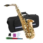 Eb Alto Saxophone,gold Lacquer SAXOPHONE,94# Copper Saxophone,e Flat Musical .... Price: $381.03.