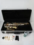 Yamaha YAS-26 Alto Saxophone Gold Lacquer With Hard Case Accessories Used. Price: $1150.00.