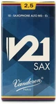 Vandoren SR8125 V21 Alto Saxophone Reeds 2.5 (10-PACK) New. Price: $49.00.