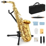 Alto Saxophone Flat Student Beginner Kit Golden Eastar Ii Full Carrying New. Price: $439.99.
