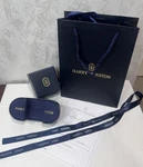 Harry Winston / Pendant & Earrings Jewelry Case With Bag Outer Box Ribbon New. Price: $159.99.