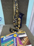 Mendini Cecilio Saxophone Carry Case, Accessories, Strap, Music Books Used. Price: $150.00.